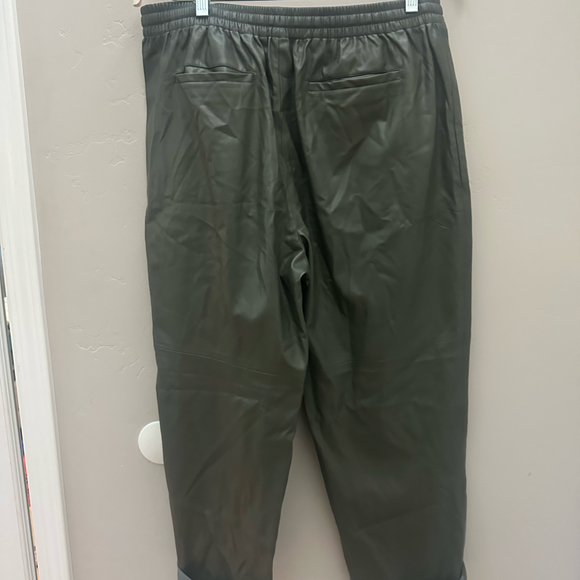 Oliver Bonas Vegan Leather Joggers - Picture 7 of 7